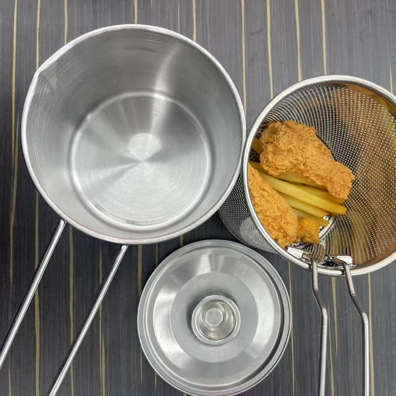 油炸锅1套家用厨房必备轻奢现代高级感简约高颜值新品【汤家限定】