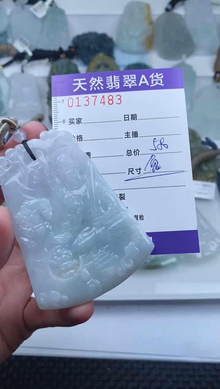 【闪购商品】翡翠颈饰未镶嵌       583