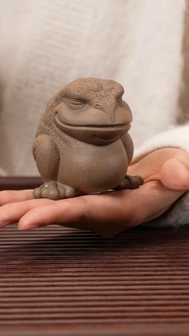 【闪购商品】紫砂茶宠知足常乐