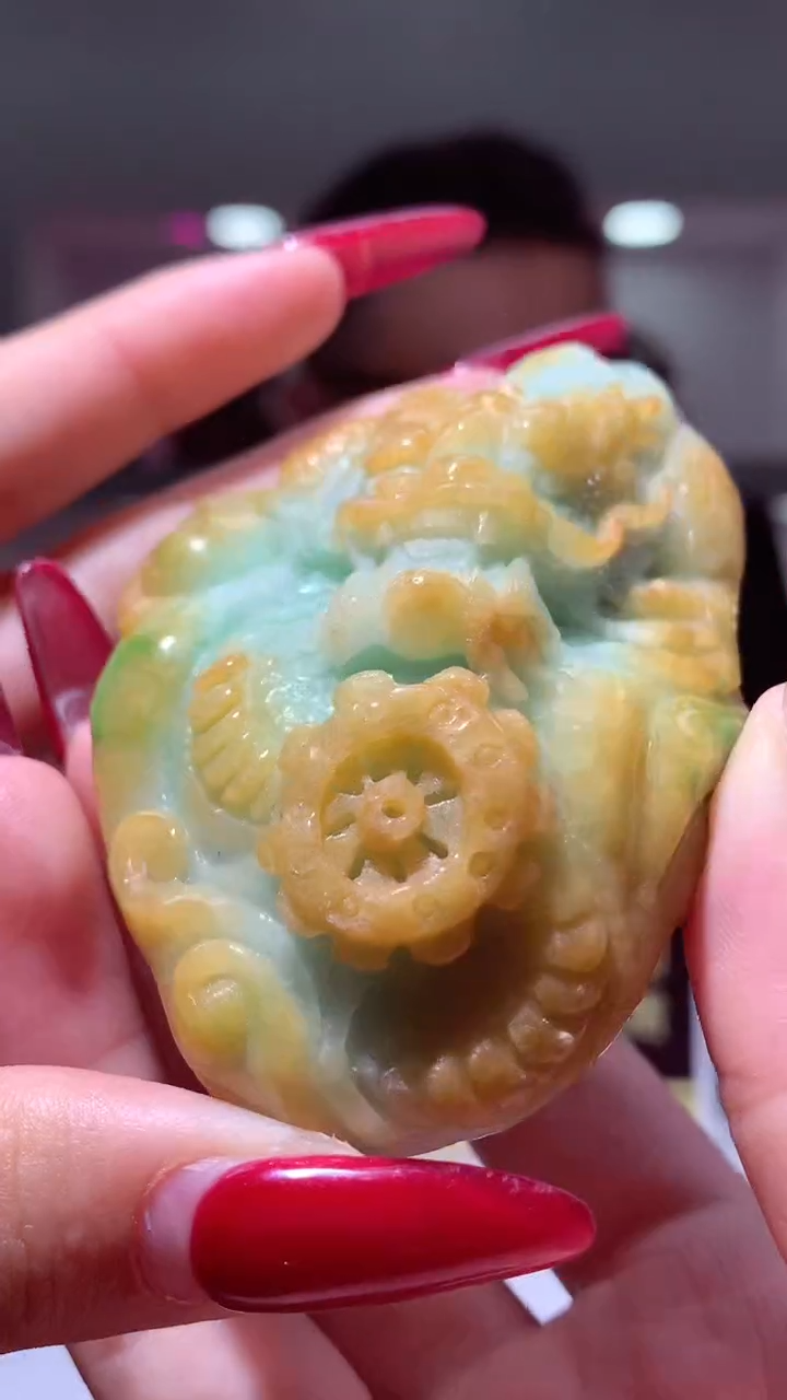 定制翡翠未镶嵌闪购毛货链接DY052912