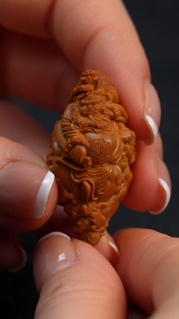 【闪购商品】橄榄核手串钟馗单颗