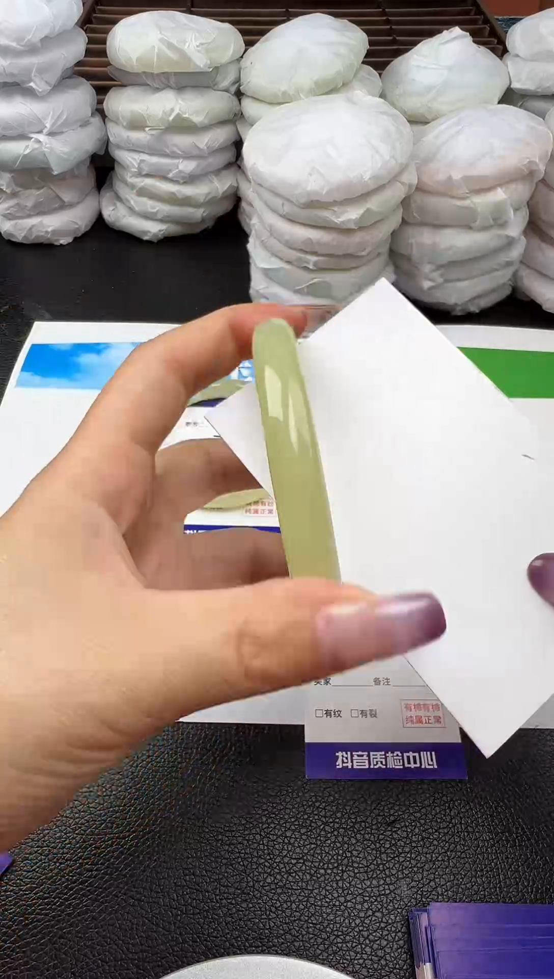 未镶嵌手镯石英质玉圈口56 57