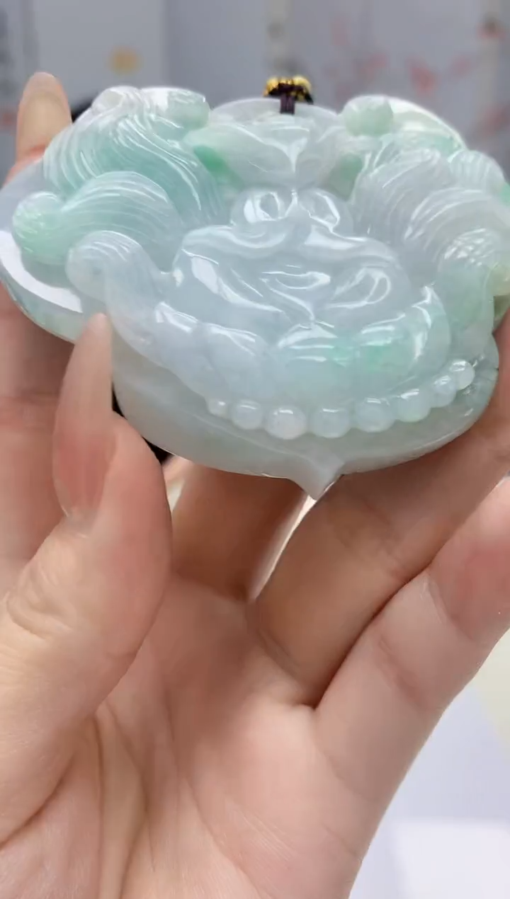 【闪购商品】定制翡翠未镶嵌5152jj-毛货挂件12