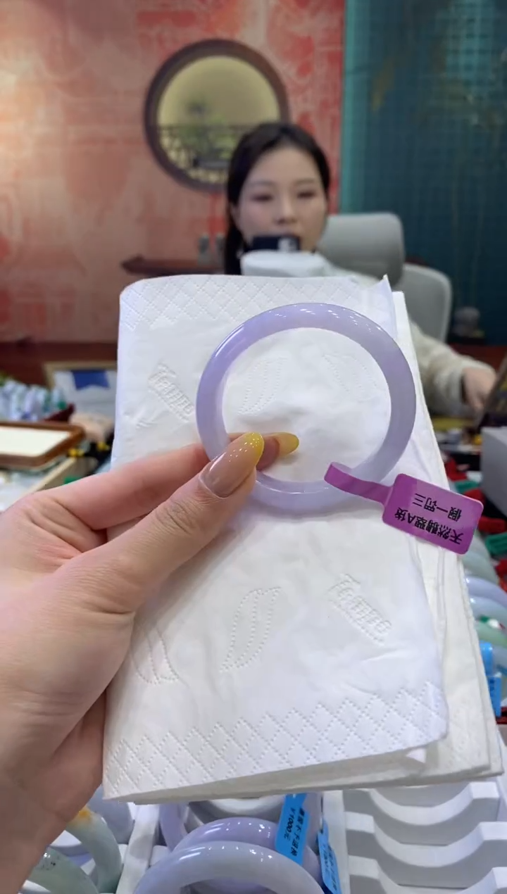 翡翠未镶嵌手镯多人09551