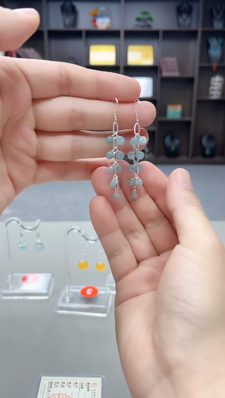 未镶嵌翡翠耳饰911000