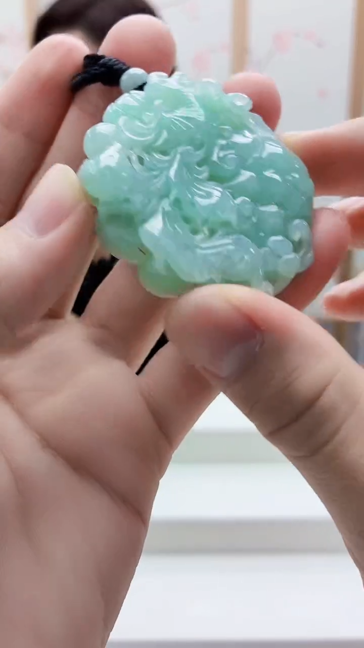 未镶嵌定制翡翠4829bb-毛货挂件31