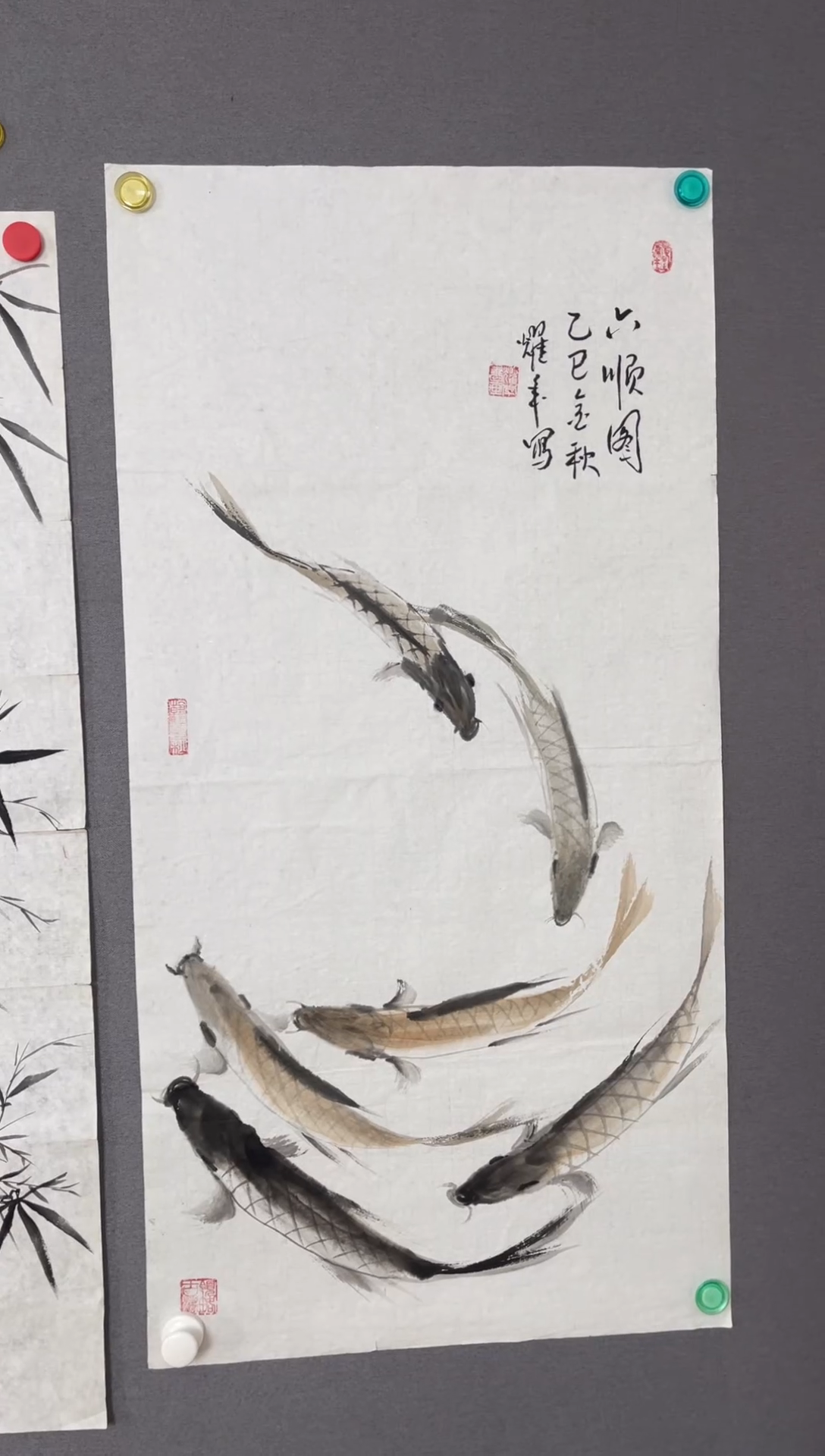 国画国画山水花鸟作品