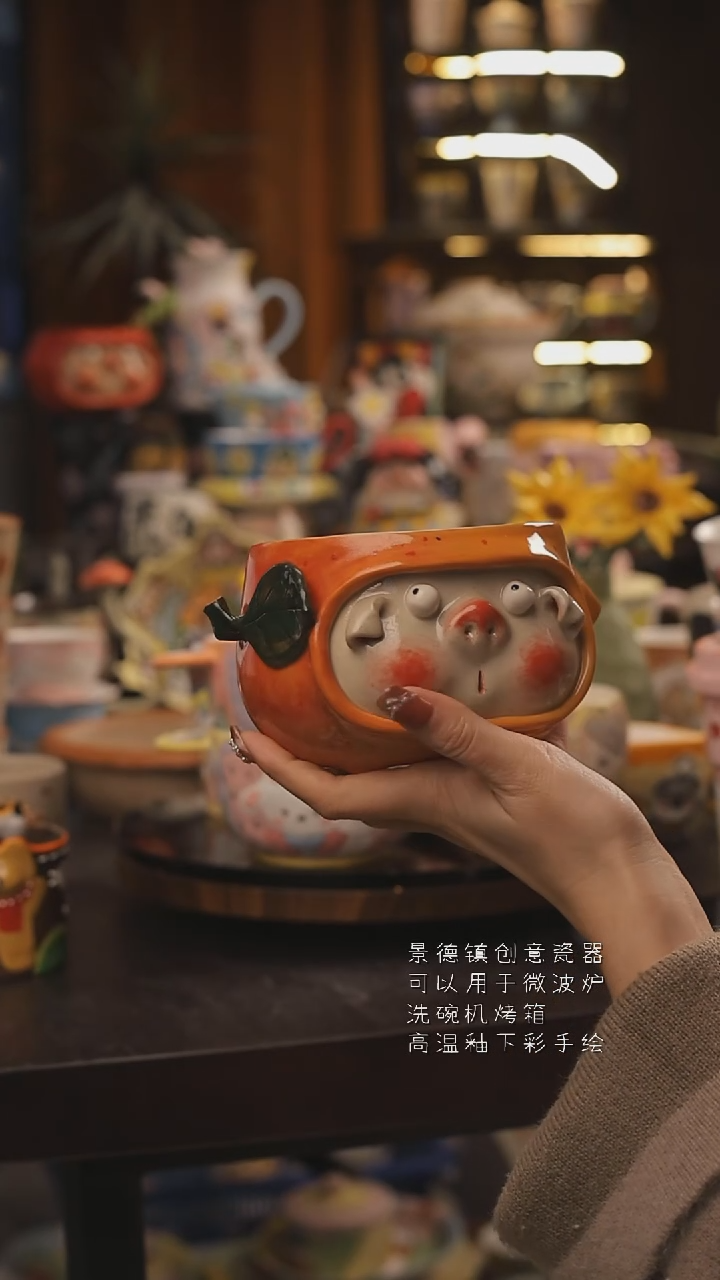 景德镇釉下彩绘设计师款式陶瓷