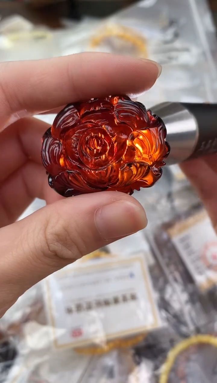 裸石琥珀未镶嵌天然琥珀蜜蜡