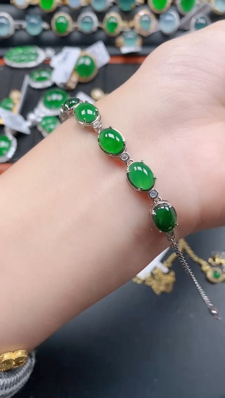 银S925镶嵌戒指翡翠111111