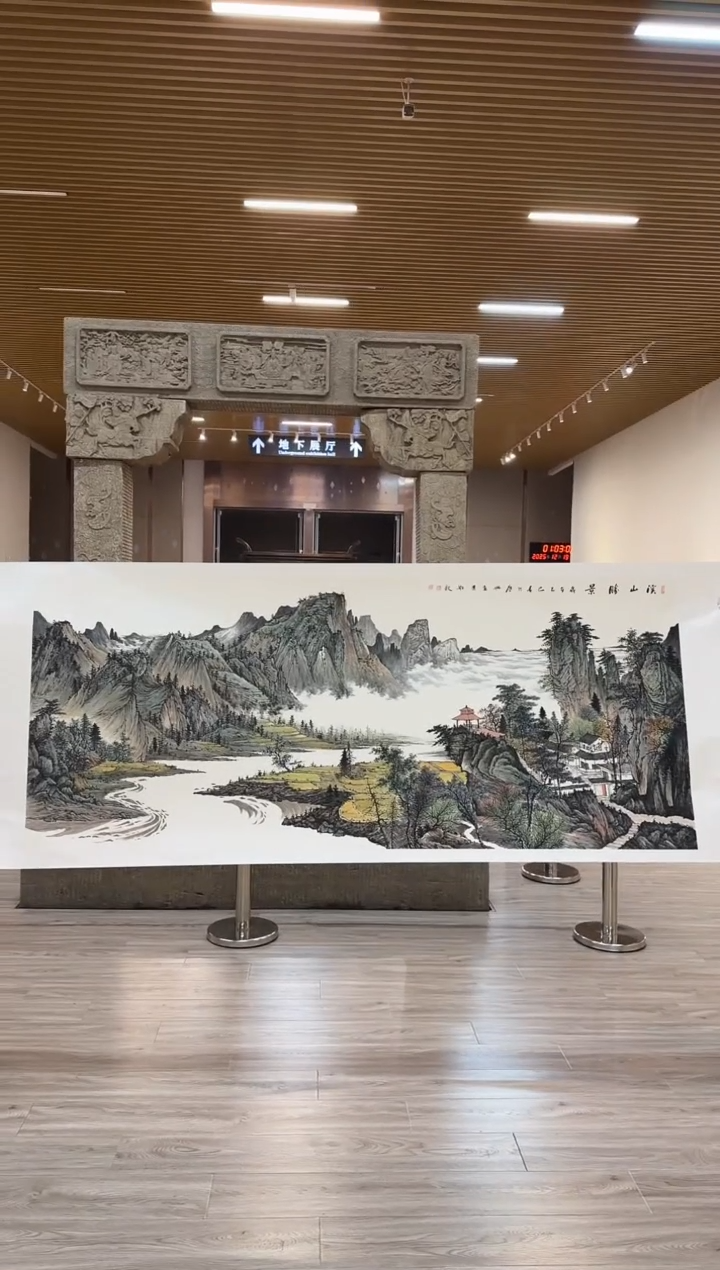 国画77赵隆轩美术馆李庆兴老师作品