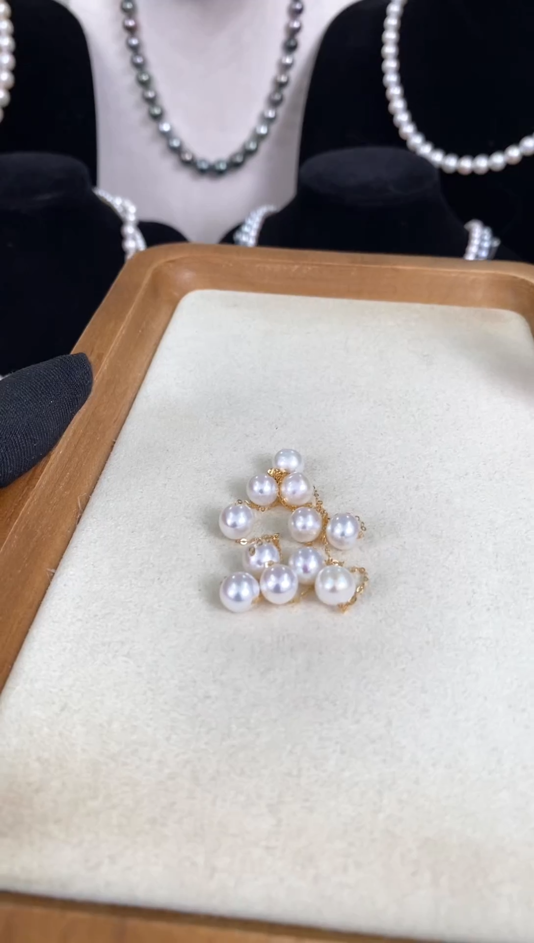 【闪购商品】淡水珍珠颈饰未镶嵌5020 满天星