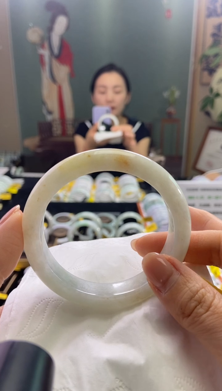 未镶嵌手镯翡翠58圈口t