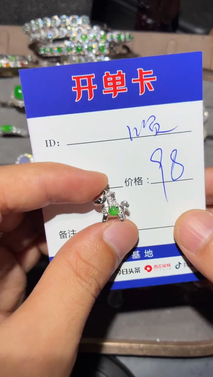 颈饰银S925镶嵌翡翠?**安顺予安