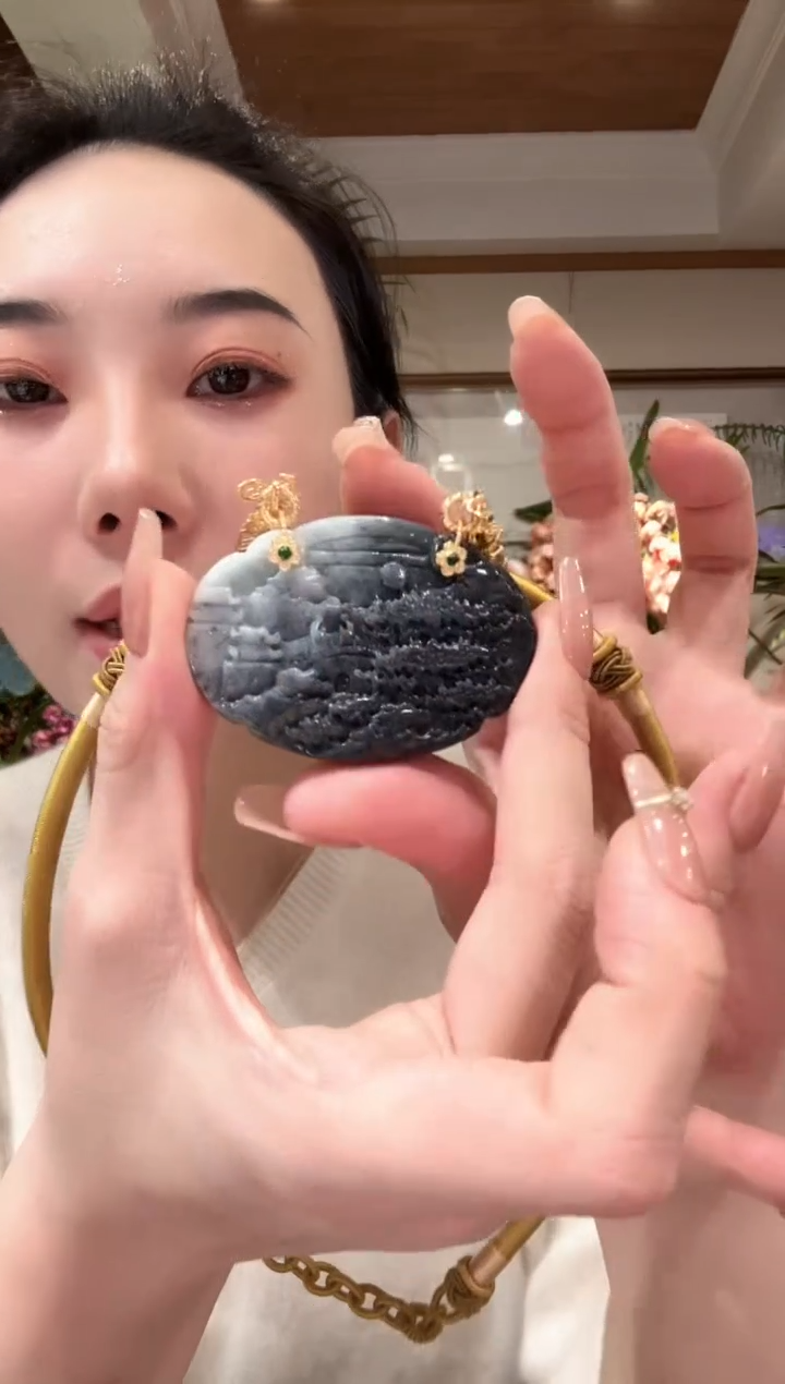 【闪购商品】翡翠颈饰未镶嵌国风