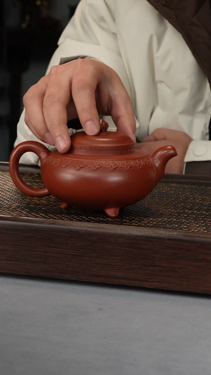 【闪购商品】云肩如意 朱泥（527号）