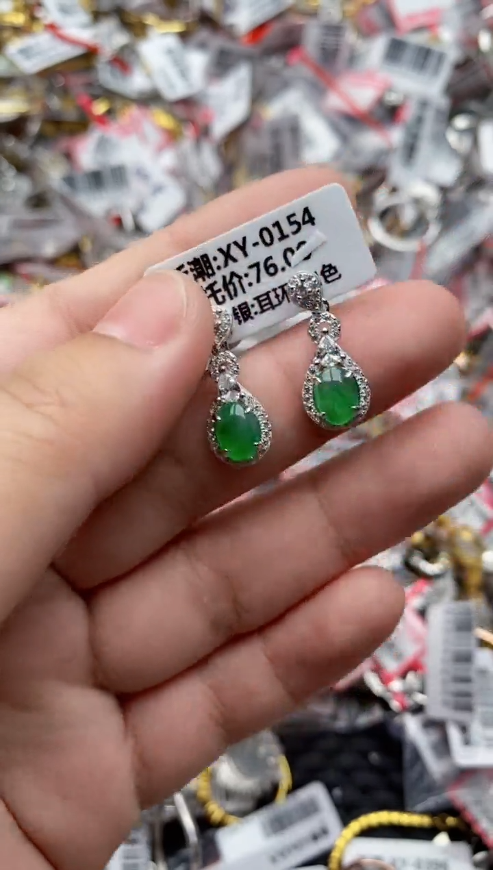 【闪购商品】翡翠戒指银S925镶嵌11111---9