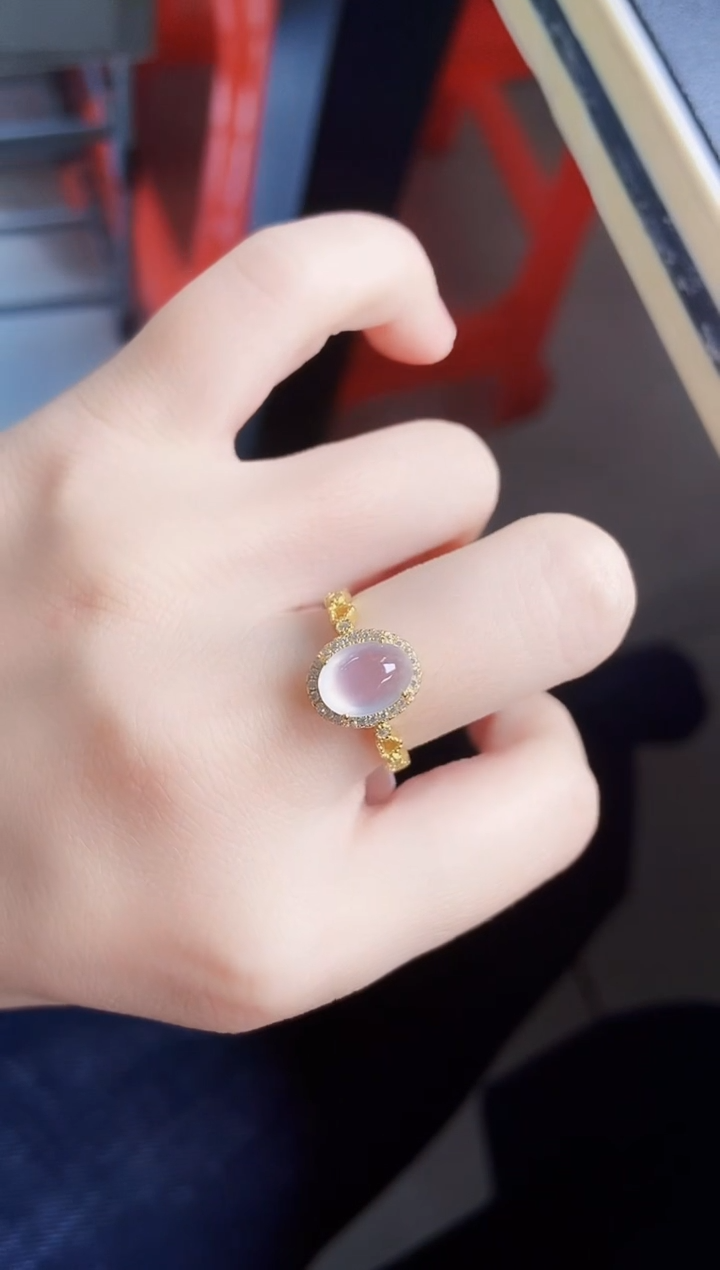 【闪购商品】翡翠戒指银S925镶嵌65464
