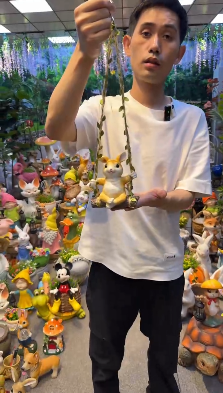 无花朵花园庭院摆件&00&