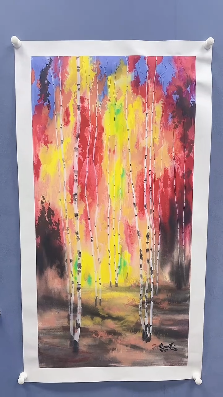 【闪购商品】绘画赵燮绘画4.5平尺抽象山水教材原稿