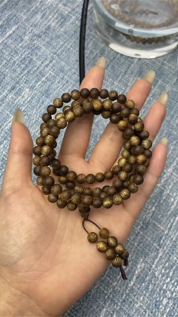 【闪购商品】沉香手串海南奇楠0.4*108长串JY004