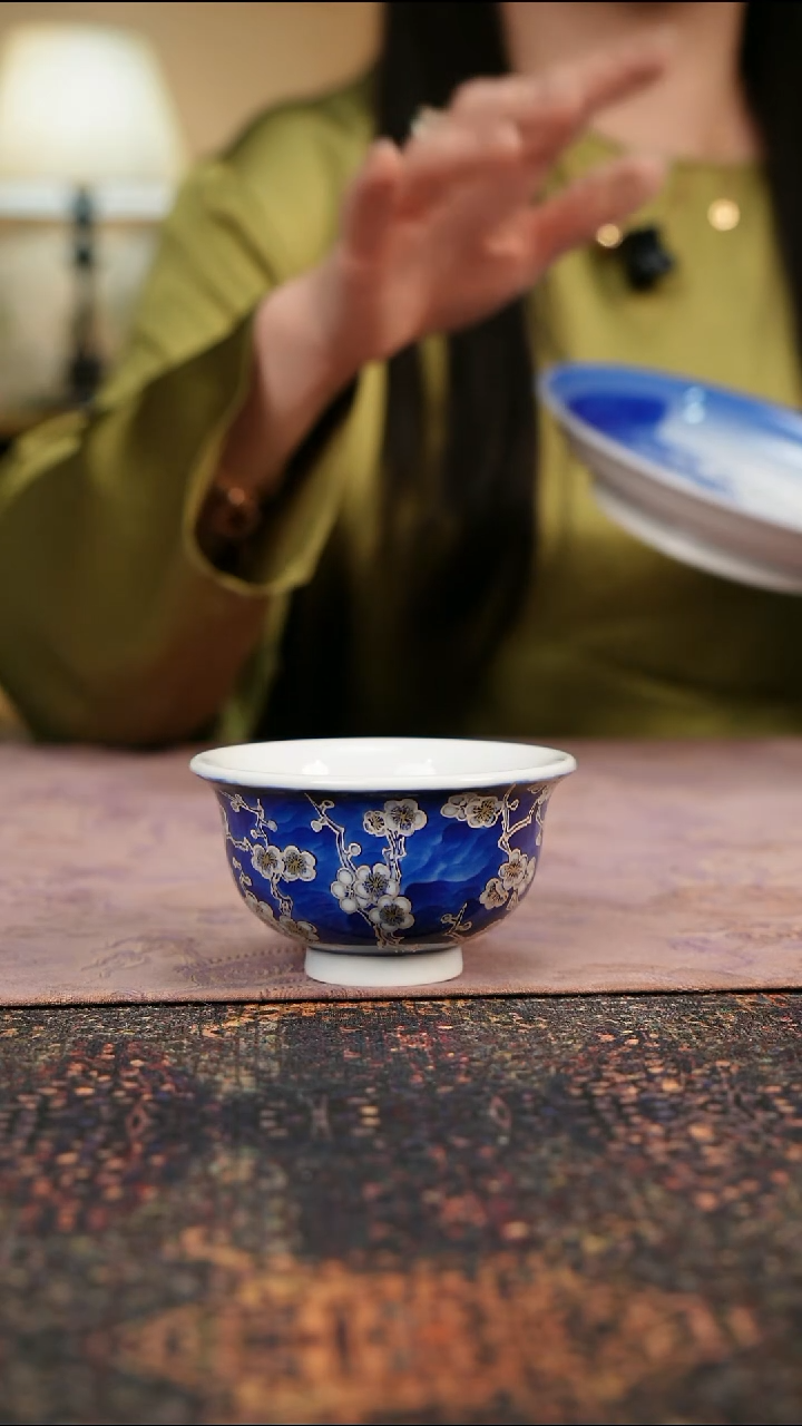 杯景德镇陶瓷杯碗柴烧多人