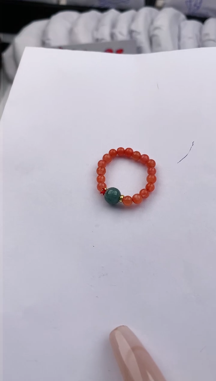 【闪购商品】翡翠戒圈未镶嵌555微色差T