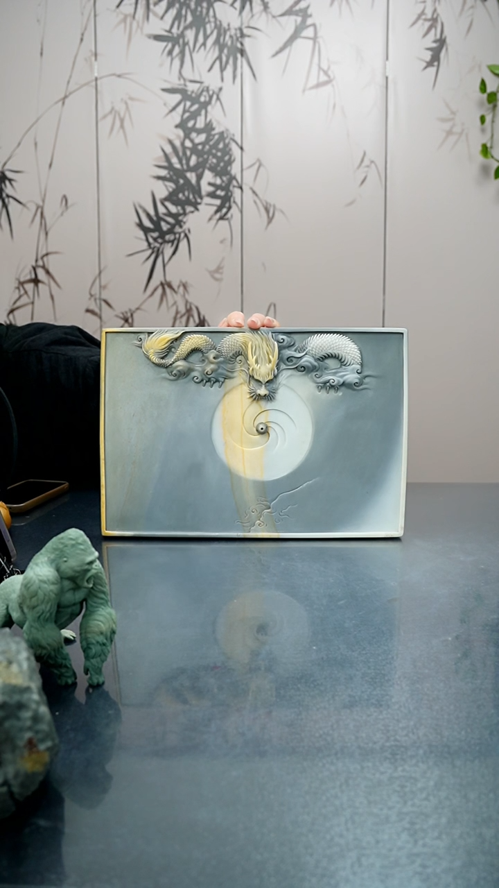 【闪购商品】38公分天然原石龙吸水干泡