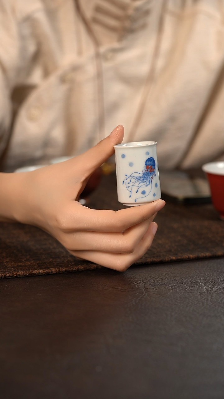 【闪购商品】杯聚澜堂水母拇指杯