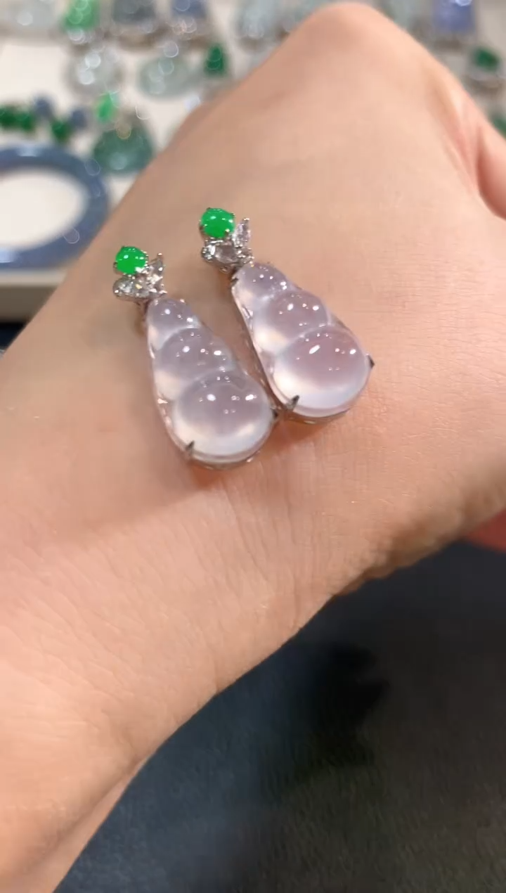 翡翠18K金镶嵌吊坠(不含链)b15多样性一件发货