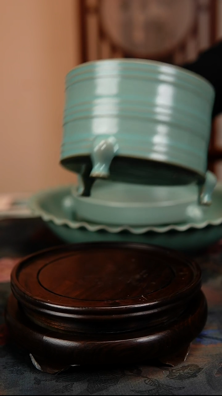 瓷片原产地原矿釉汝瓷  