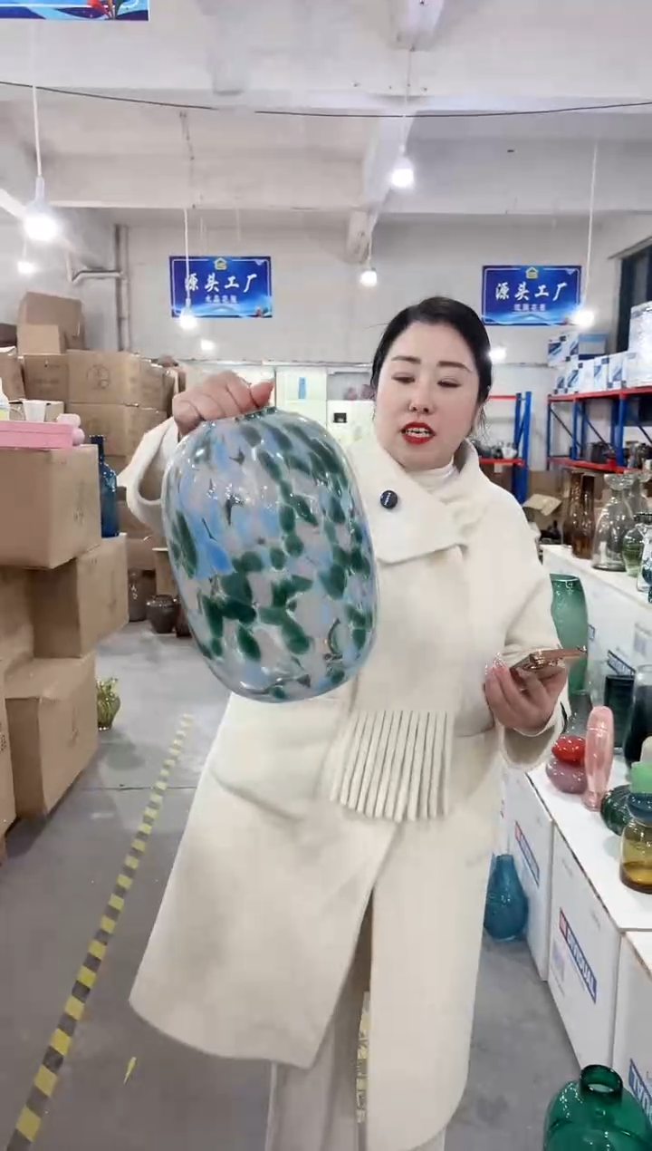 【闪购商品】玻璃花伴你花瓶微瑕-I755F