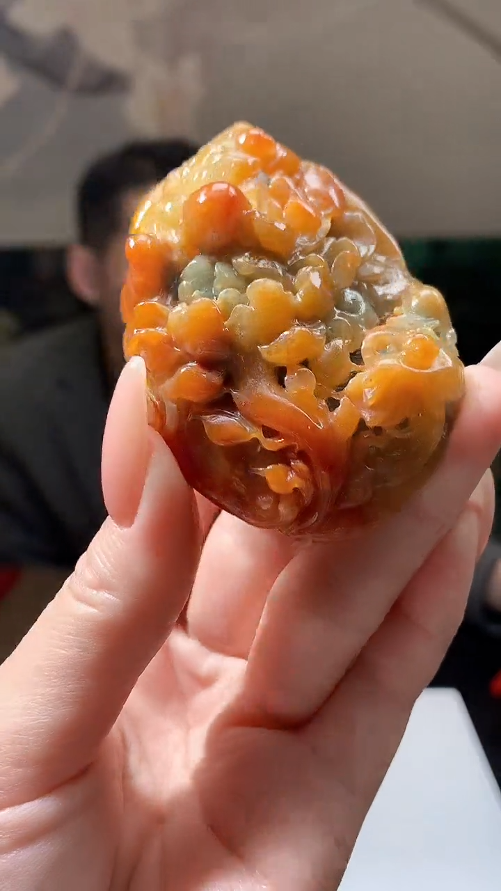 【闪购商品】定制翡翠未镶嵌5143jj-毛货挂件44