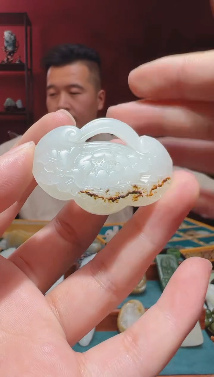 【闪购商品】和田玉吊坠(不含链)未镶嵌1