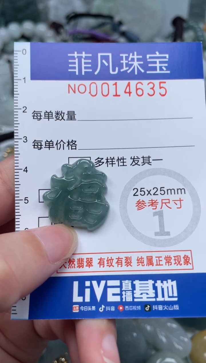 颈饰未镶嵌翡翠14635