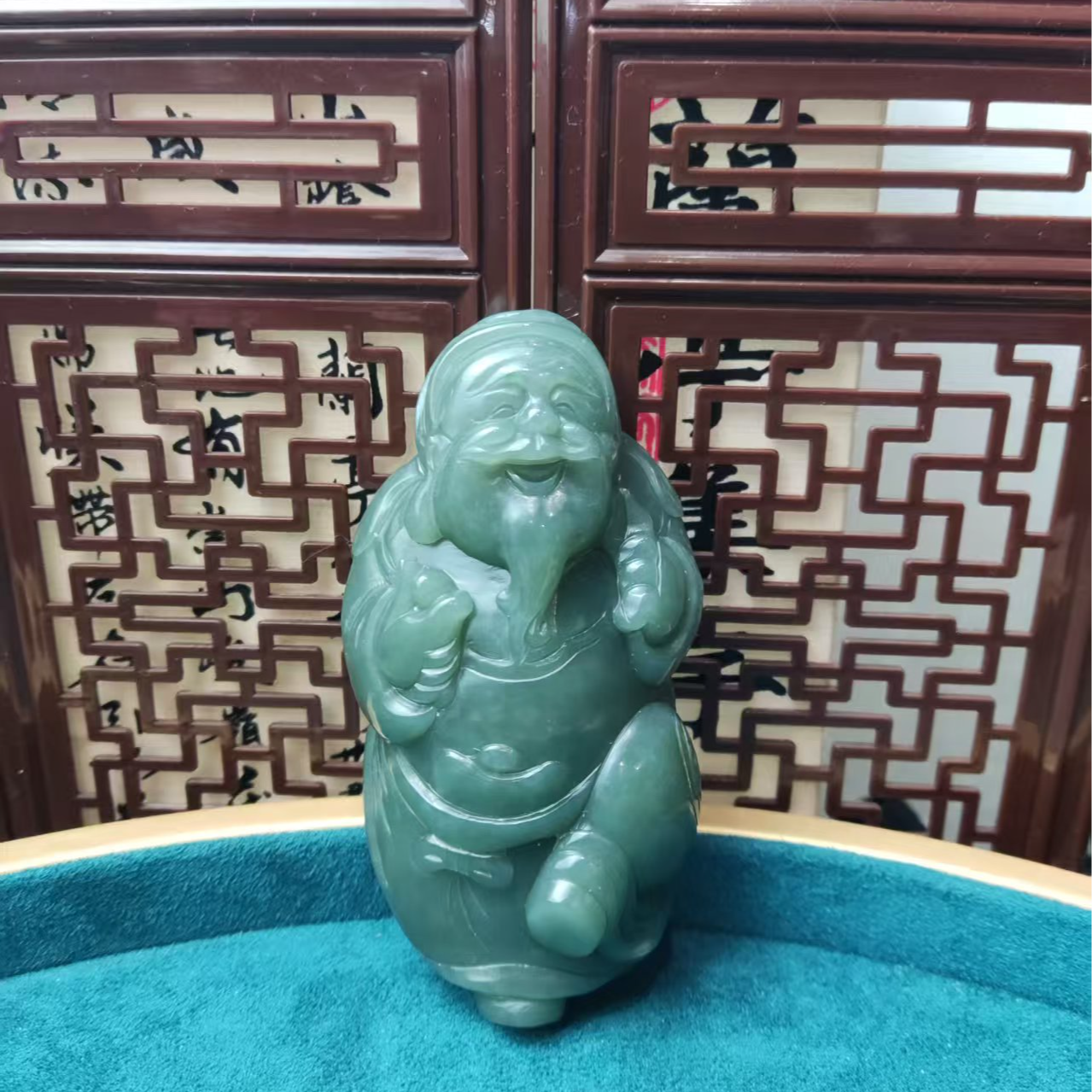 和田玉---财神手把件