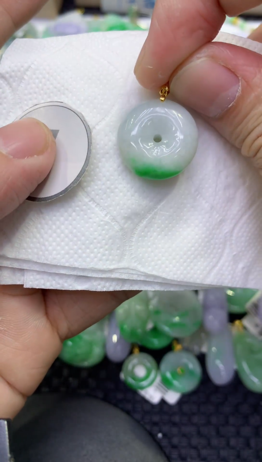 颈饰未镶嵌翡翠天然缅甸A货翡翠