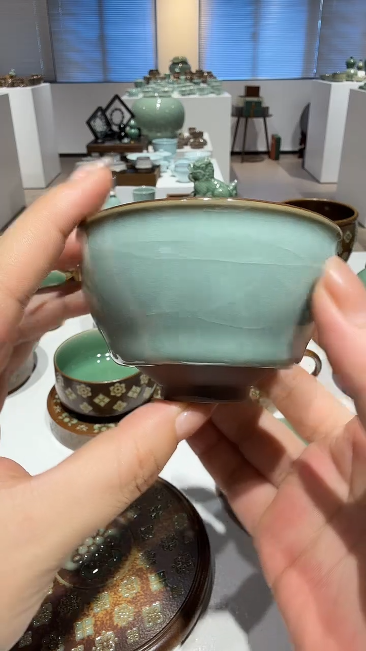 青瓷手工茶器不带礼盒包邮