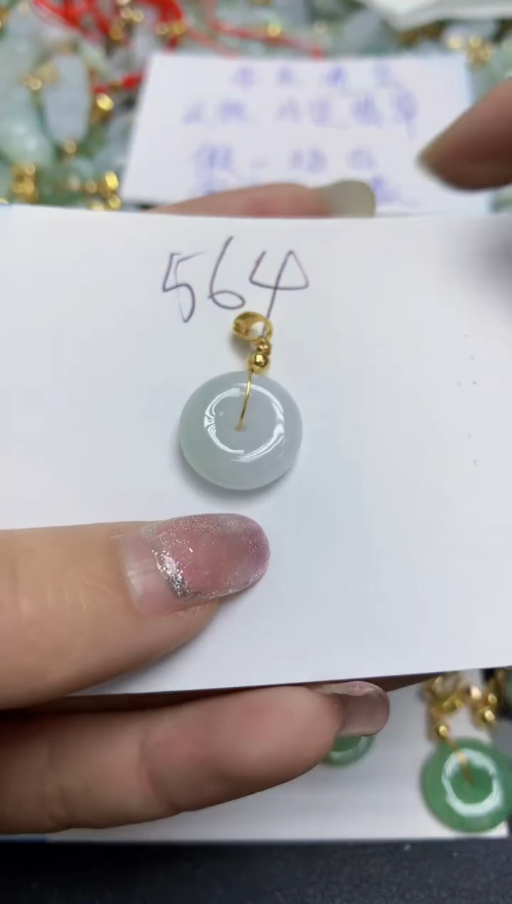 【闪购商品】翡翠颈饰合金天然翡翠A货