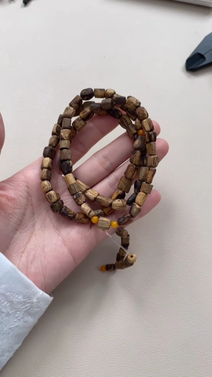 【闪购商品】沉香手串天然沉香随形长串11克