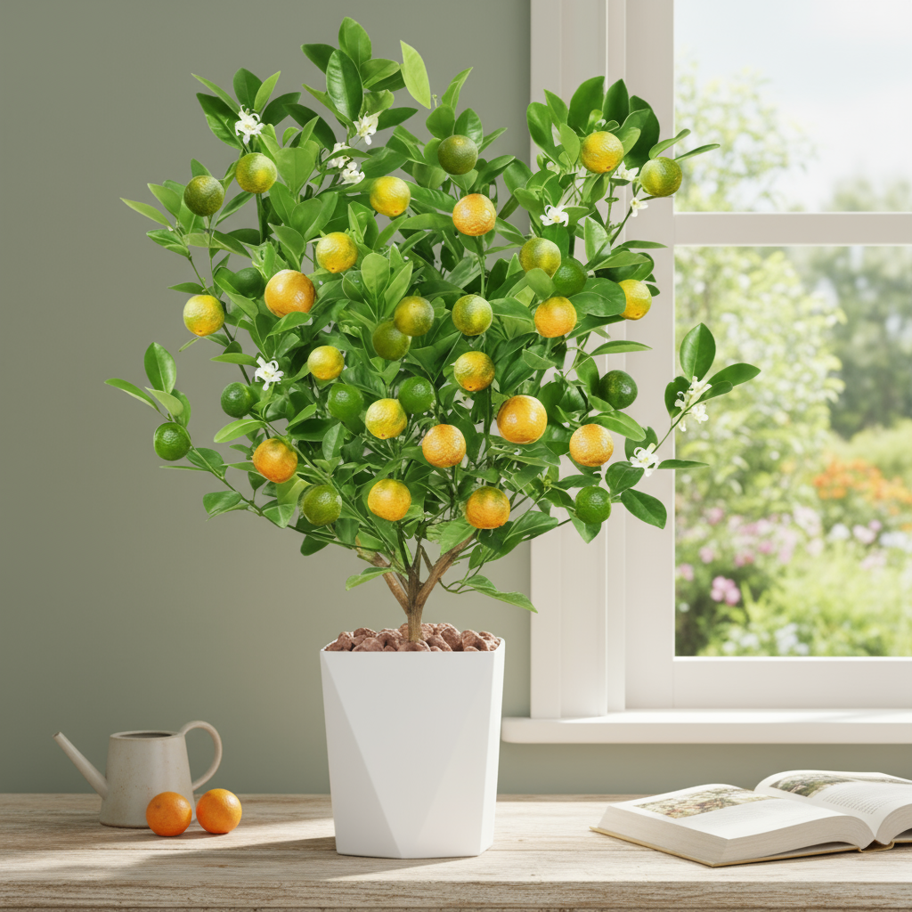 【带果】四代脆密金桔苗四季金桔盆栽带果室内外招财观赏花卉绿植