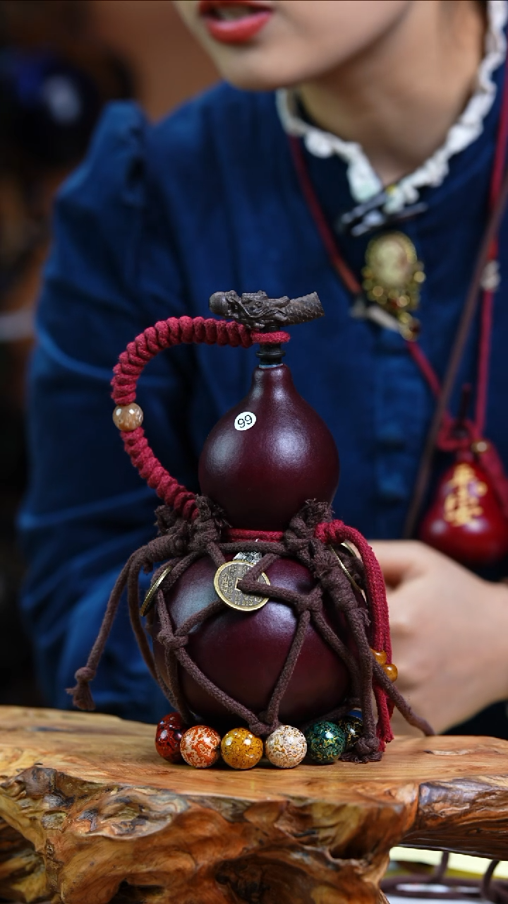 【闪购商品】99—光岳葫天然大漆酒葫芦不含漆珠