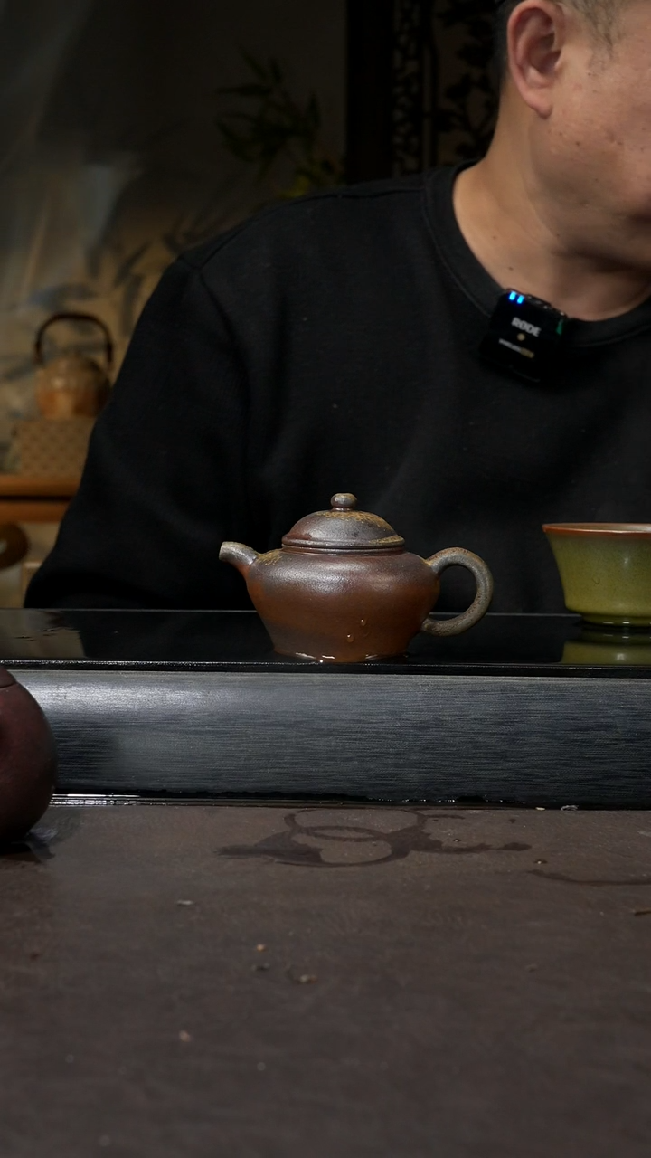 【闪购商品】紫砂茶壶柴烧 幕古紫砂壶100cc 006