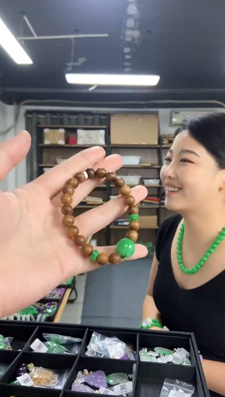 未镶嵌手链翡翠闪购链接多样性发其一颜色微差