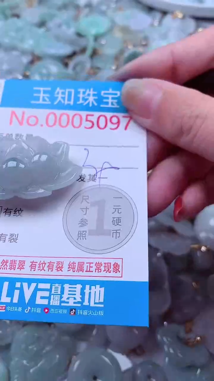 吊坠(不含链)未镶嵌翡翠5097