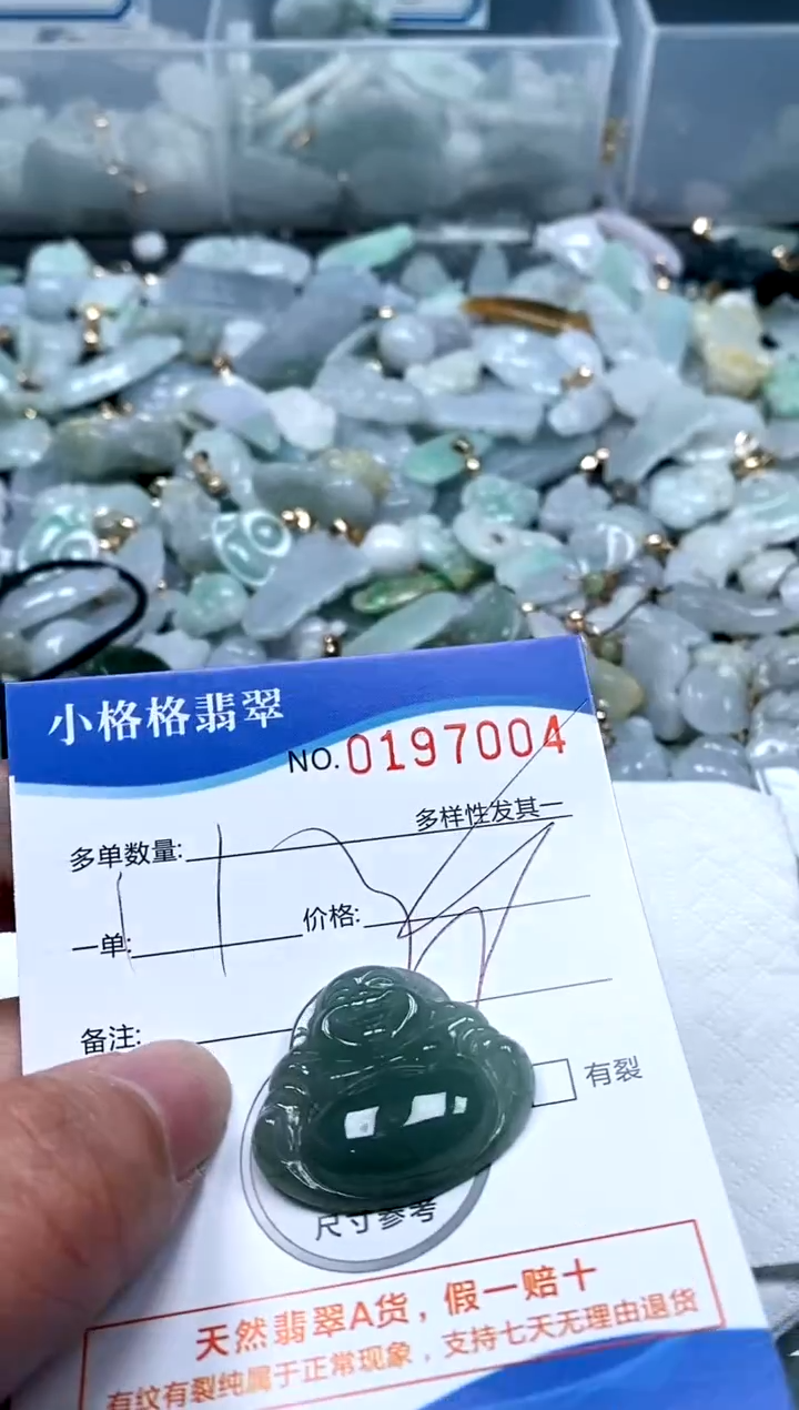 【闪购商品】翡翠颈饰未镶嵌闪购商品0197004