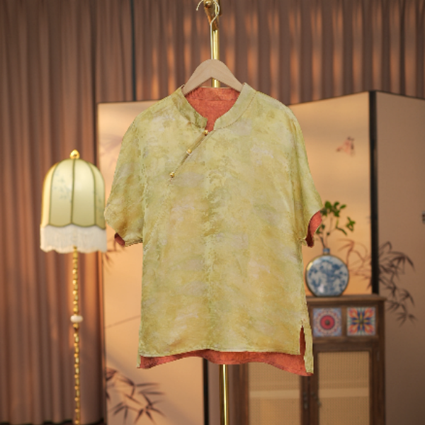 【天青】双面双穿新中式国风气质衬衫上衣小衫