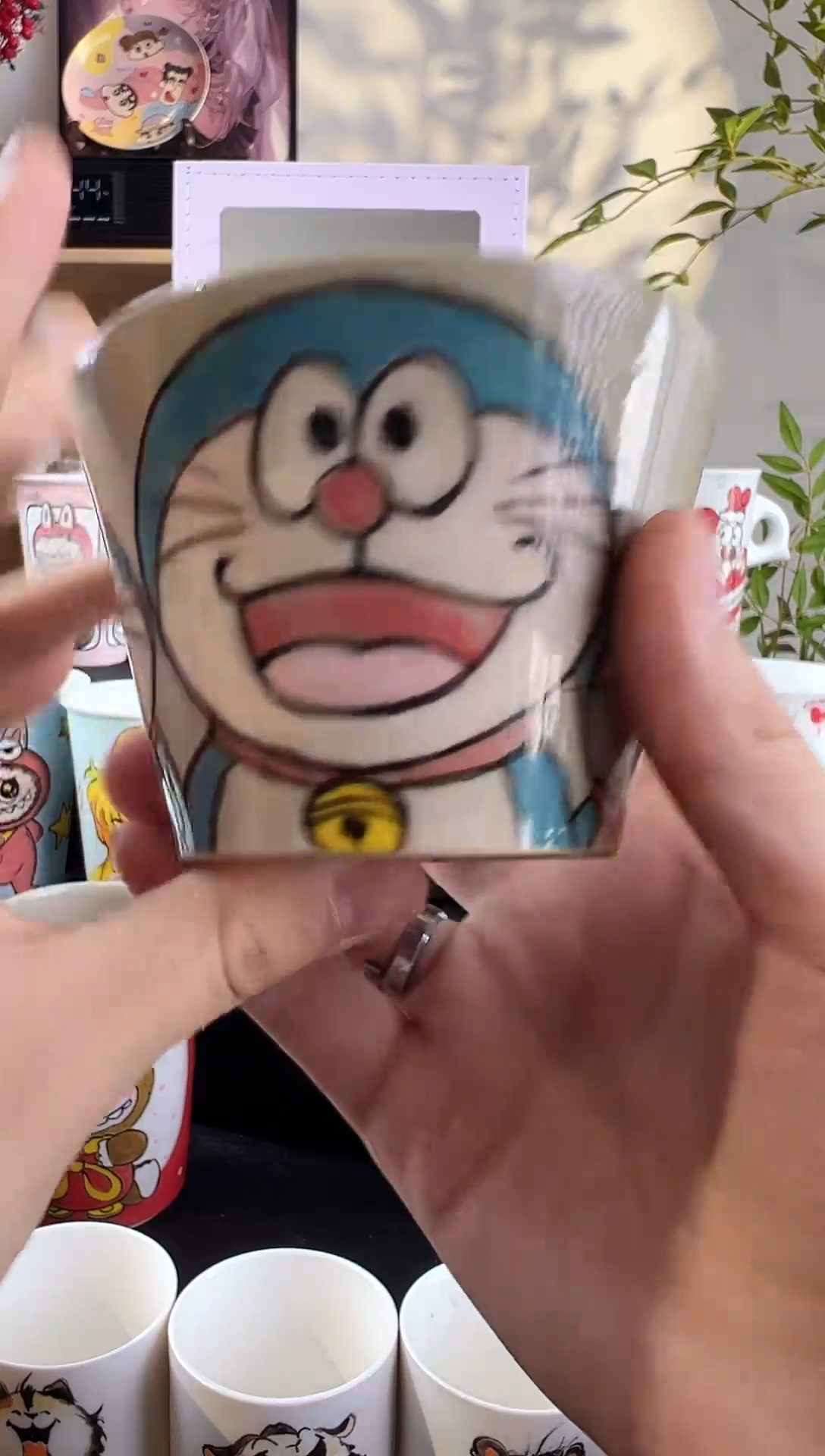 【闪购商品】摆件手工手绘陶瓷小杯杯