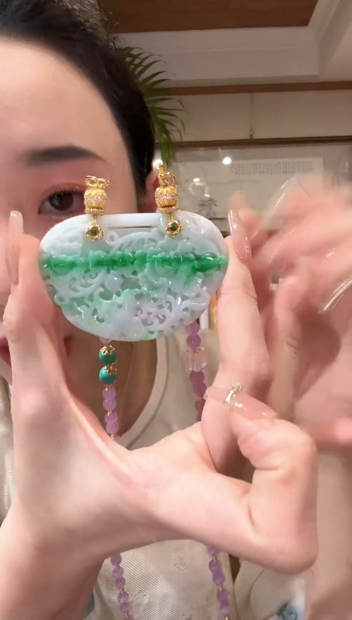 【闪购商品】翡翠颈饰未镶嵌国风