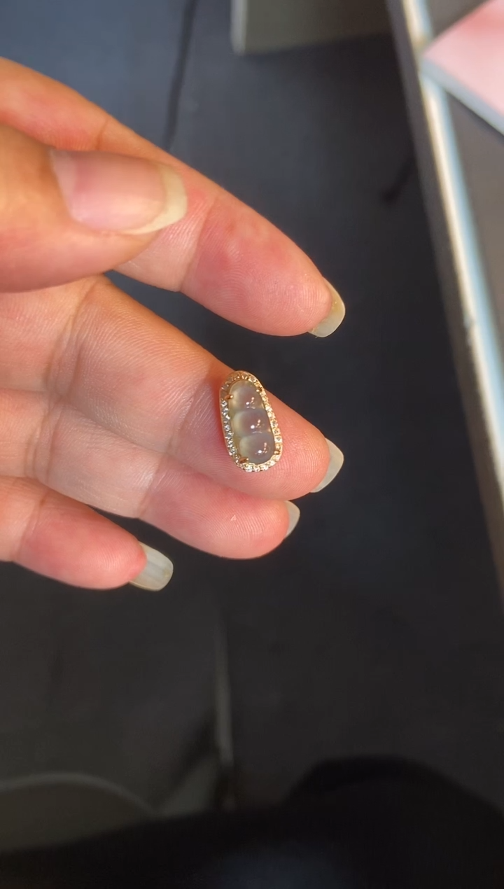 吊坠(不含链)银S925镶嵌翡翠1